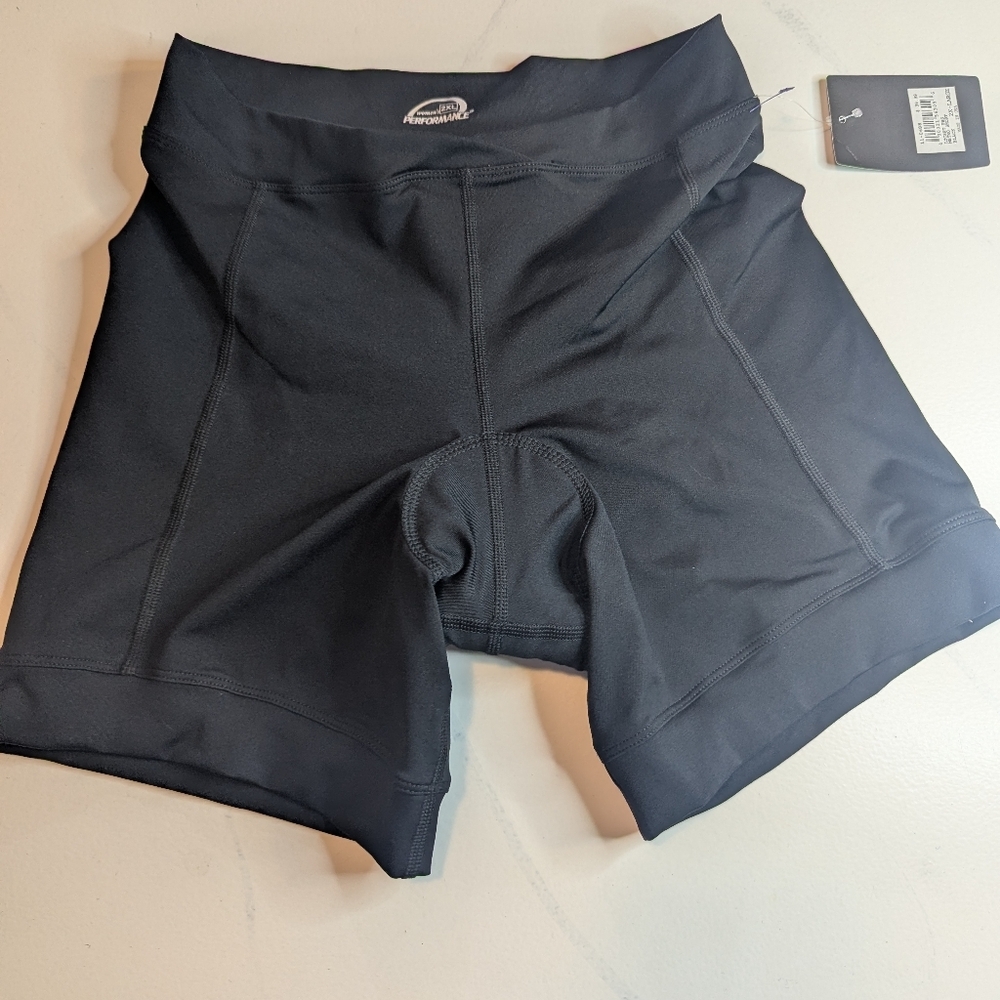 Performance Women's Black Padded Metro Cycling Shorts Size 2X